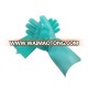 Wholesale high quality kitchen cleaning Magic Silicone Dishwashing Gloves With Wash Scrubber